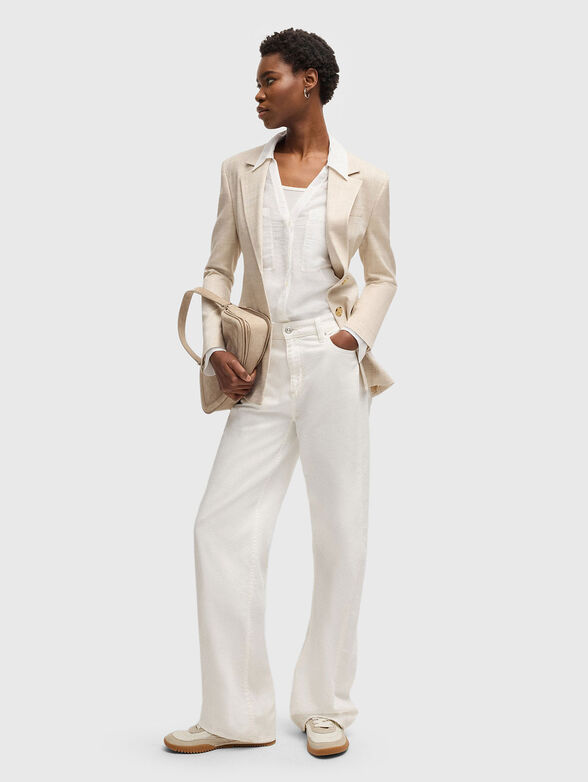 BOSALA long sleeve shirt in linen blend - 2