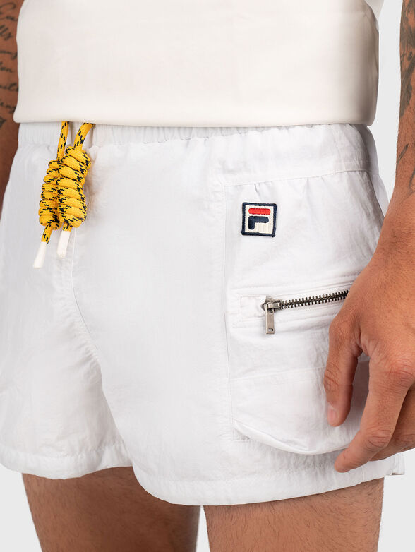 Unisex sports shorts with accent ties - 6