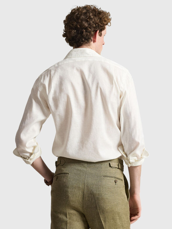 Shirt with embroidered logo - 3