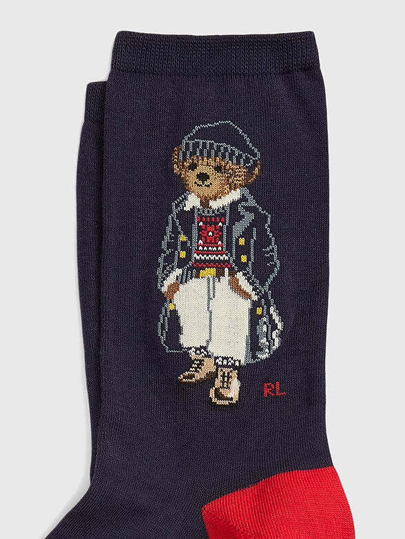 Socks with Polo Bear embroidery - 2