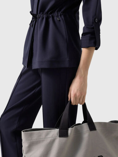 PALOMA dark blue jacket with jacket with laces - 5
