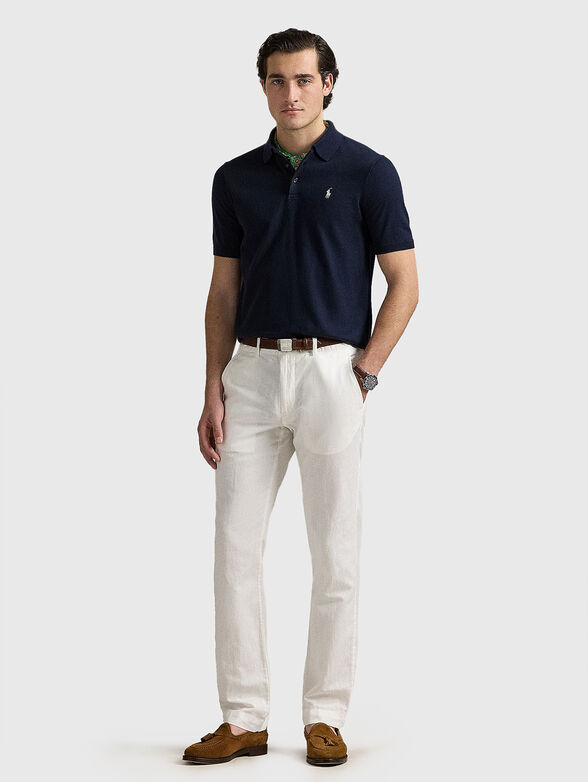 Cotton polo collar jumper - 2