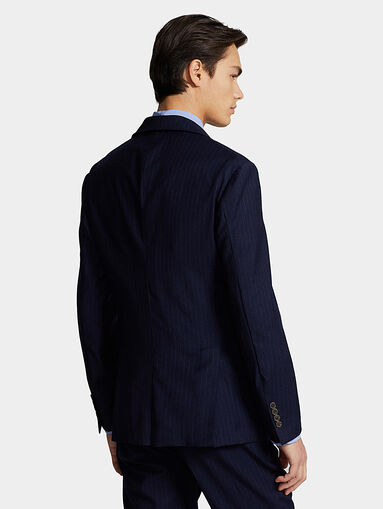 Wool jacket with striped pattern - 3