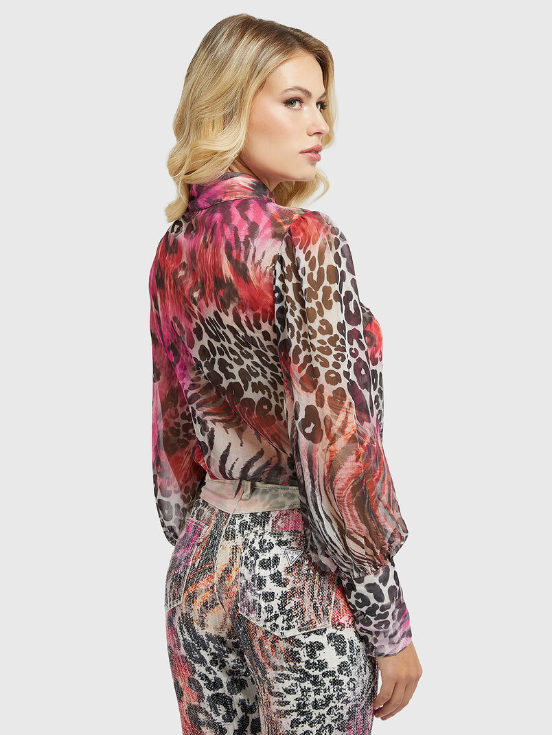RAVEN blouse with animal motifs - 3