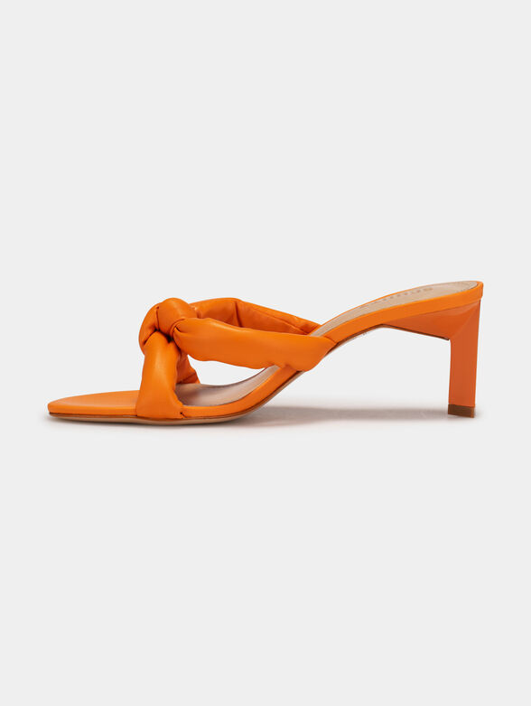 Black heeled sandals - 4