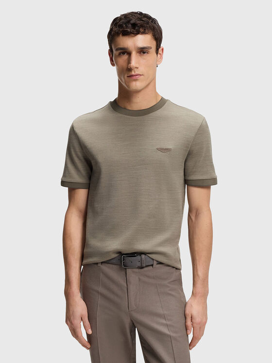 Тениска BOSS x ASTON MARTIN от памук и вълна - 1