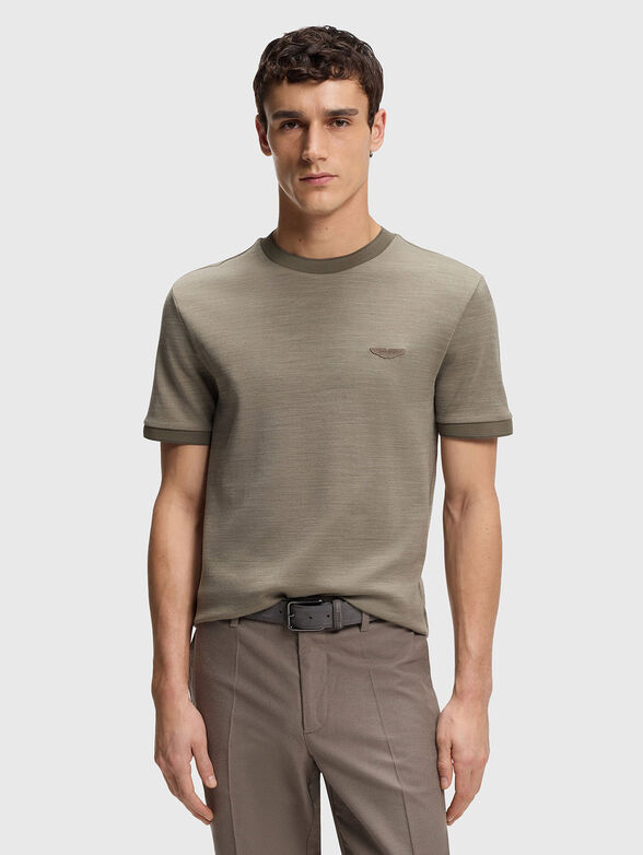 BOSS x ASTON MARTIN cotton and wool T-shirt - 1