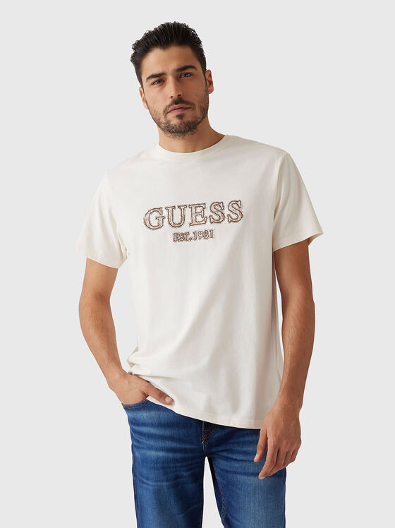 Тениска с лого детайл - 1