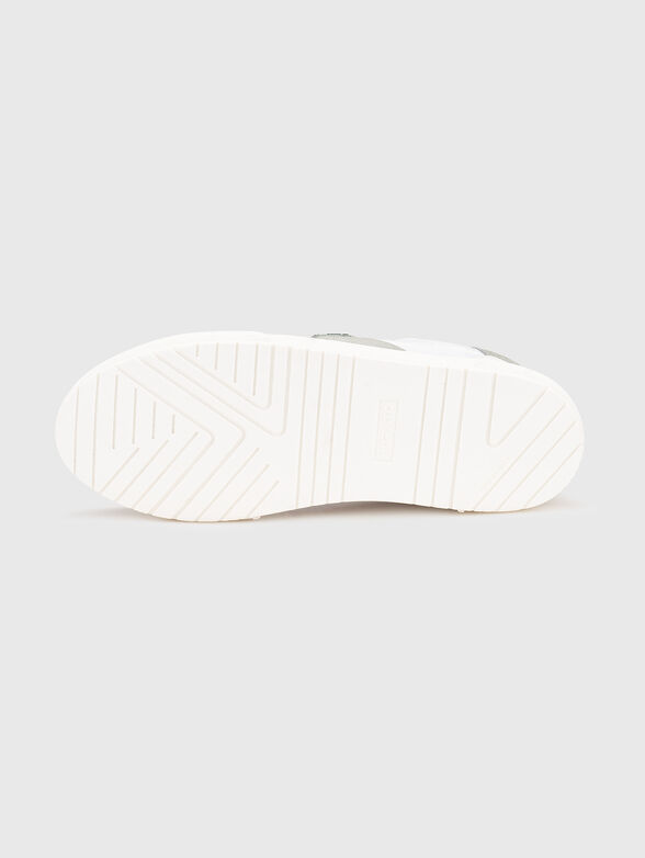 RICO white sneakers with suede details - 5