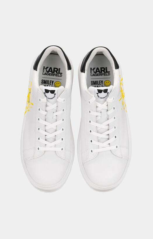 KL X SMILEY KAPRI sports shoes brand Karl Lagerfeld