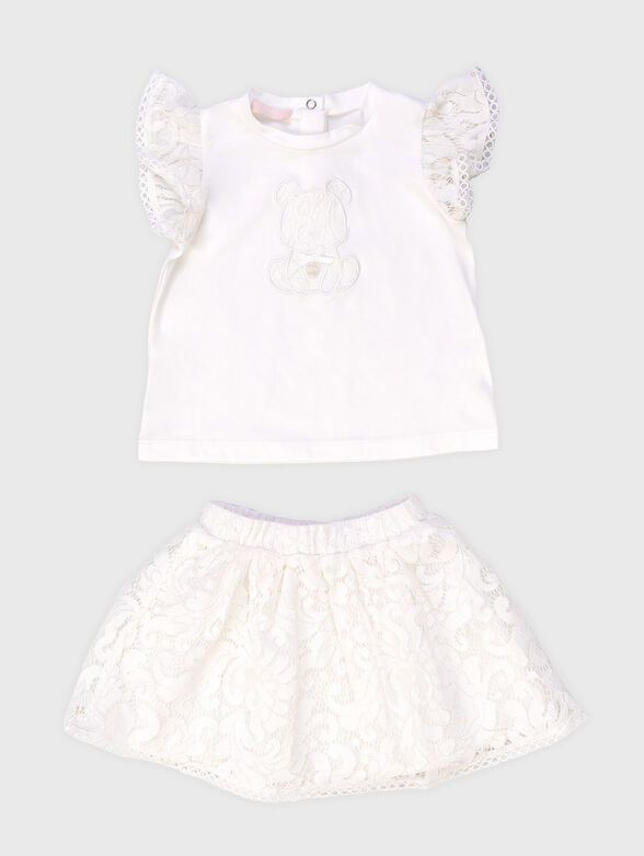 Two-piece set with lace - 1