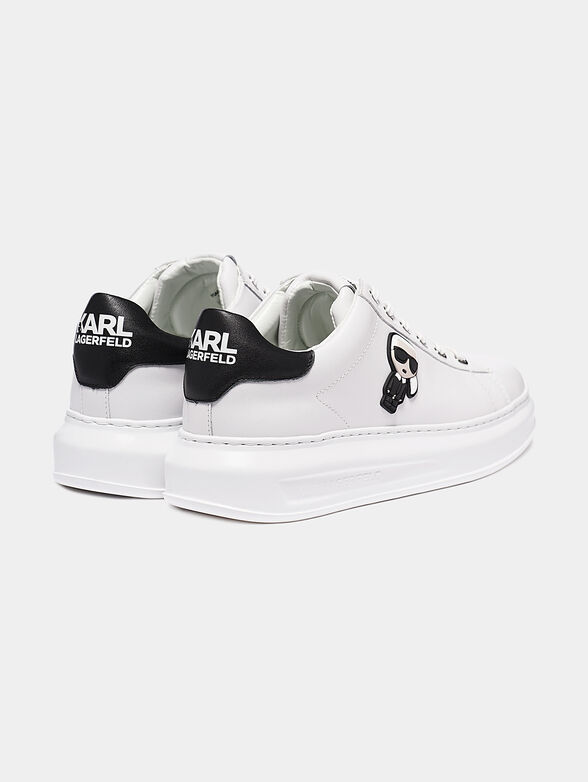 KAPRI Black sneakers with contrasting heel - 2
