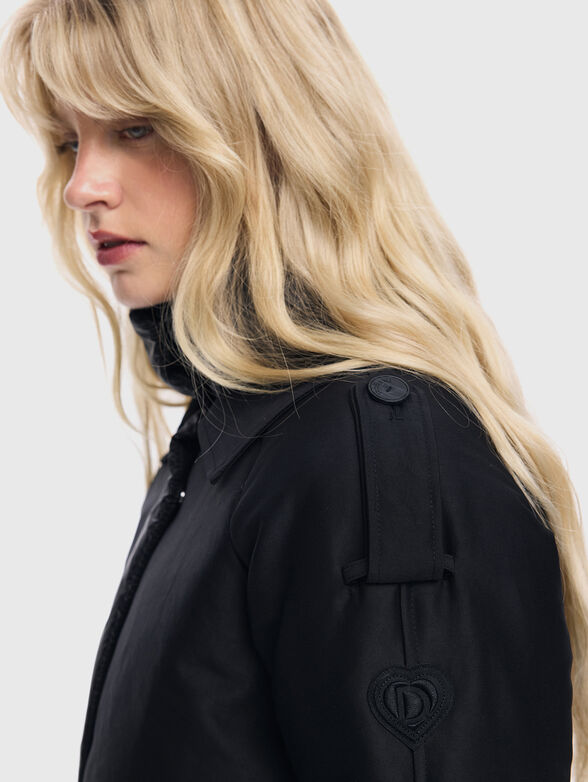 ENRI quilted jacket in black  - 5