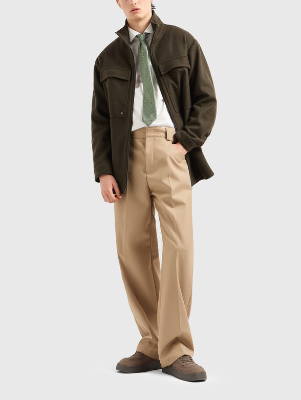 White shirt with monogram print  - 2