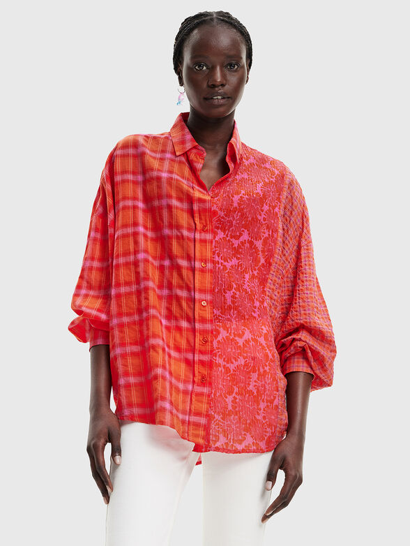 ELY oversize shirt with accent print - 1