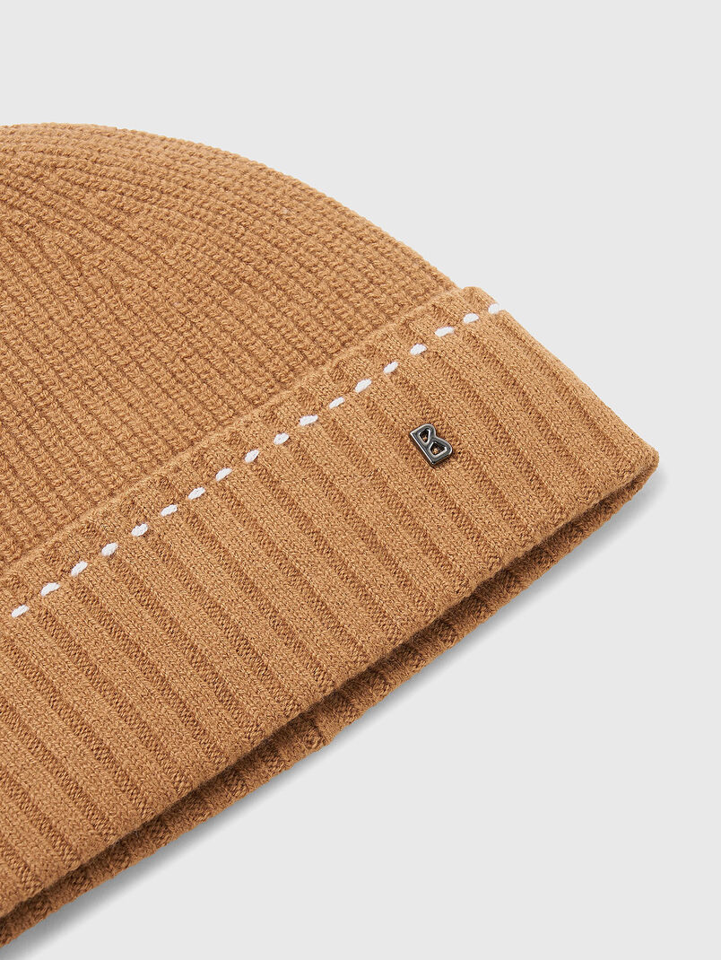 MOULAN wool hat with logo - 3