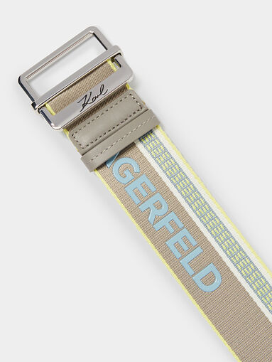 Textile belt with logo branding - 5
