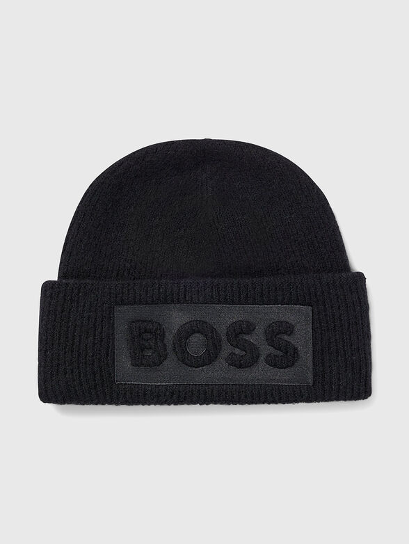 Knit hat with logo  - 1