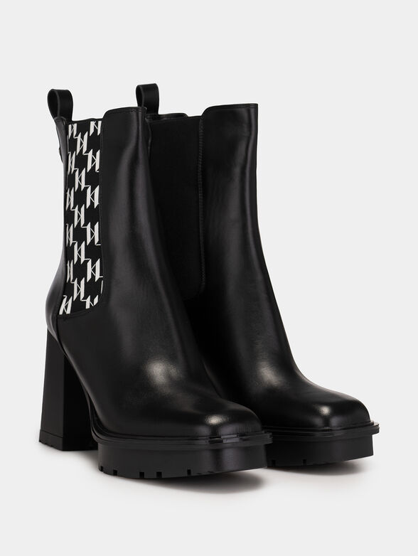 VOYAGE VI ankle boots with monogram print detail - 2