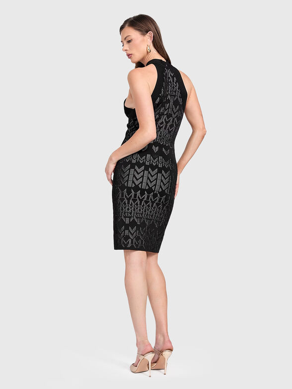 BILLIE openwork knit mini dress - 2