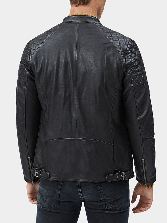DEFOE leather jacket - 3