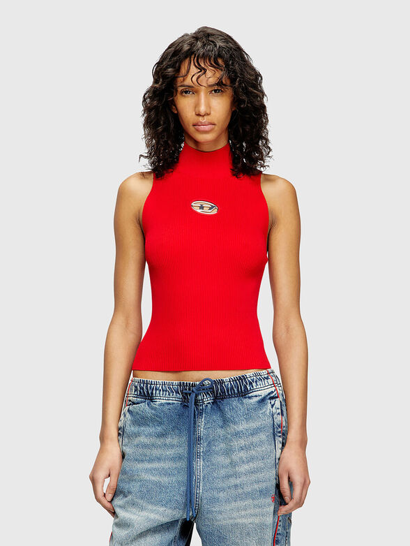 M-ONERVAX black knit top  - 1