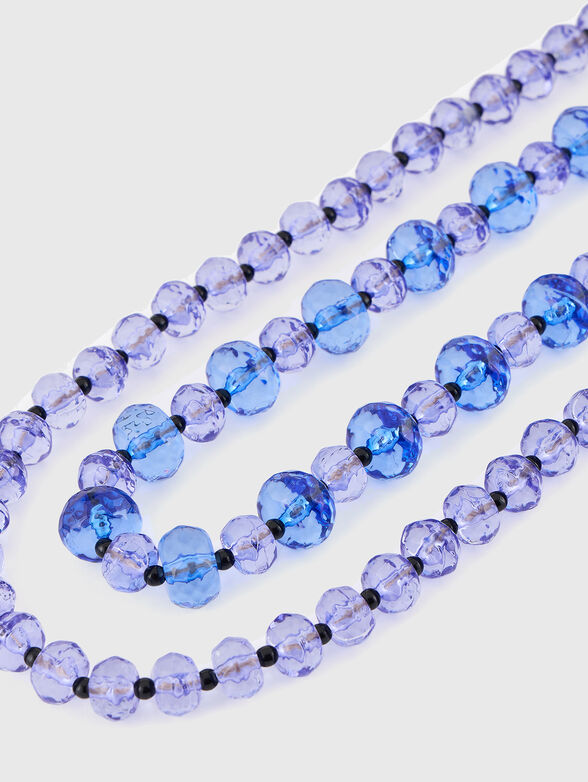 Necklace with two rows of beads - 4