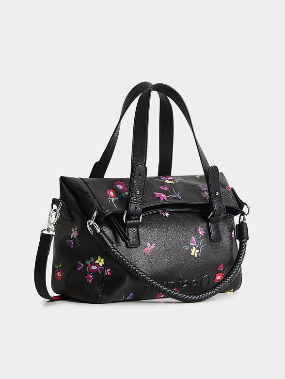 Handbag with floral pattern - 3