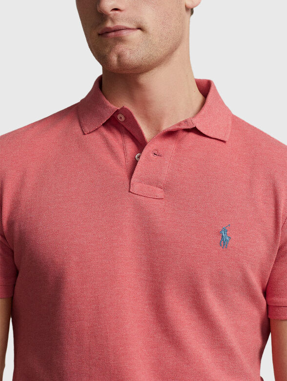 Polo shirt with contrast logo - 4