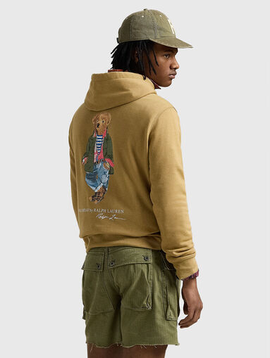 Hooded sweatshirt with Polo Bear print - 3