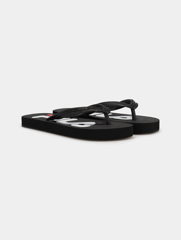 TROY black flip-flops - 2