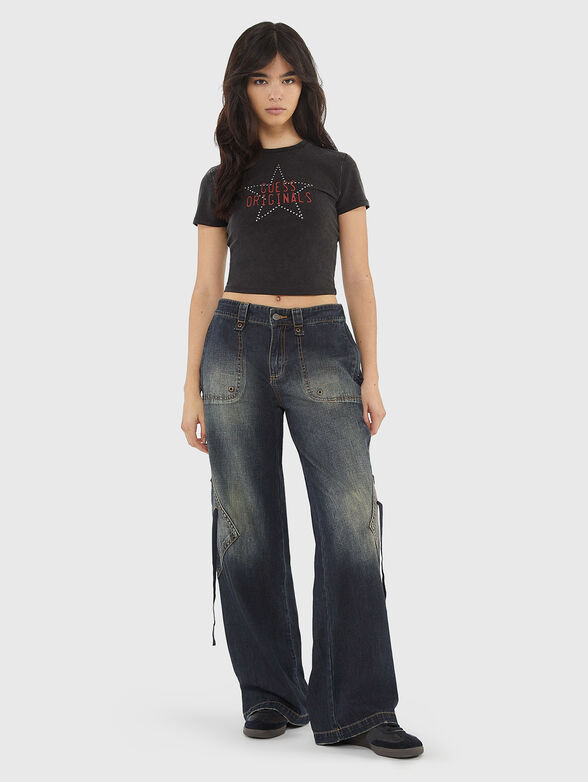 T-shirt with rhinestones - 2