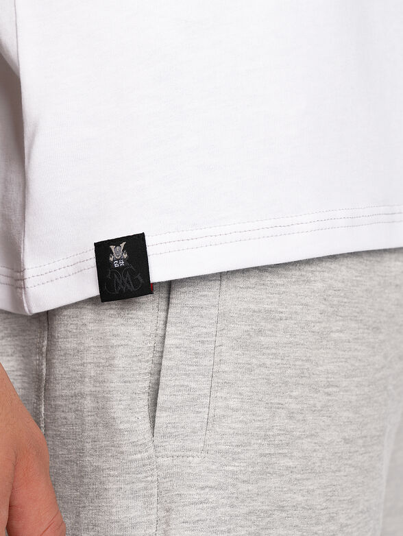 White printed tee - 4