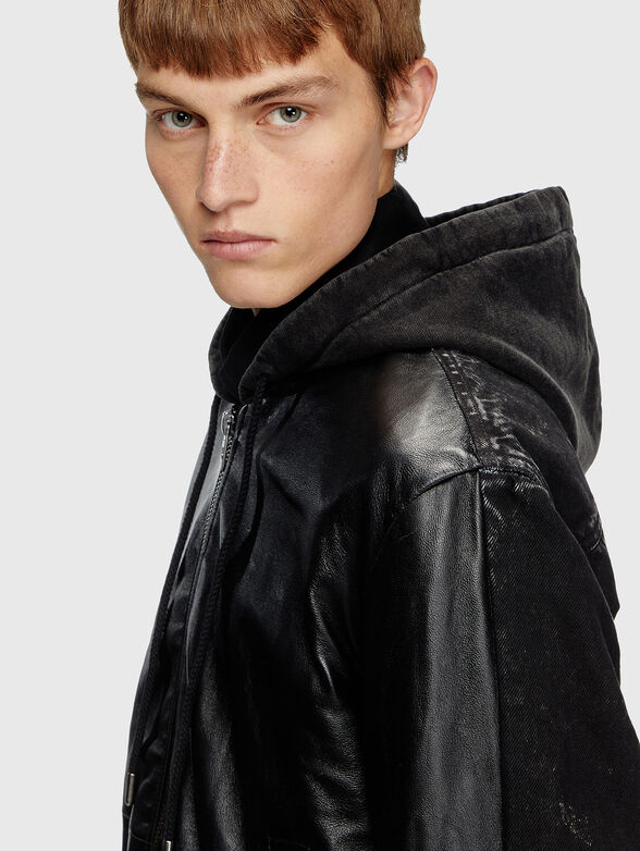 L-OCHS jacket with contrasting textures - 4