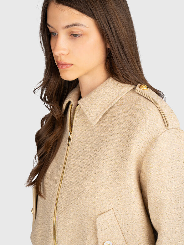 ROSY bomber jacket with lurex threads - 4