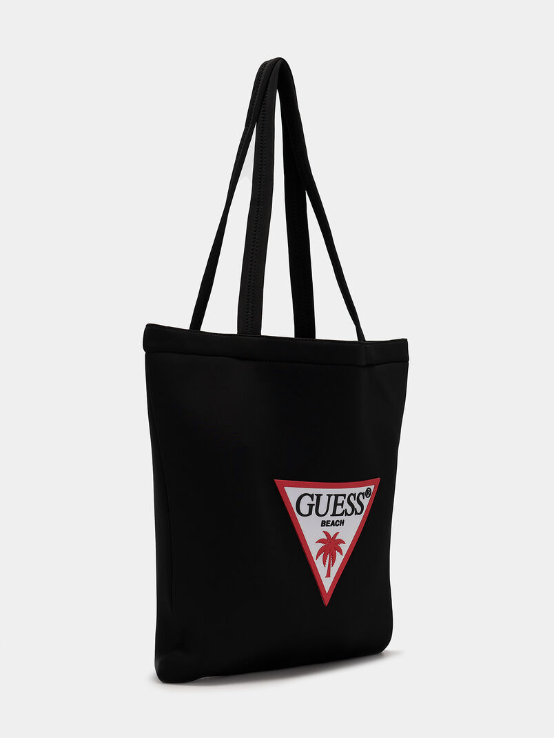 SCUBA black bag with triangular logo print - 3