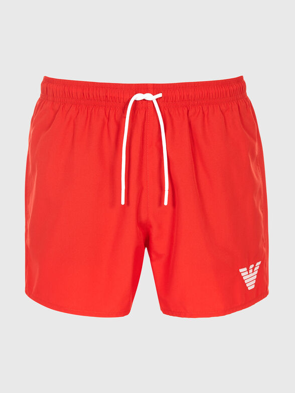 Red swim shorts - 2