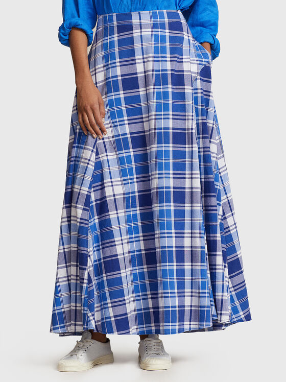 Maxi checked skirt  - 1