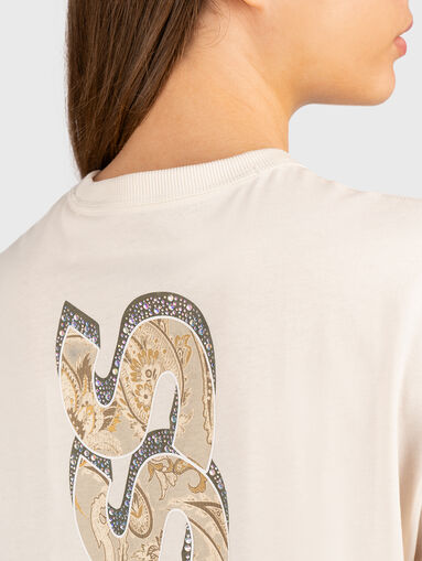 T-shirt with accent logo on the back - 5