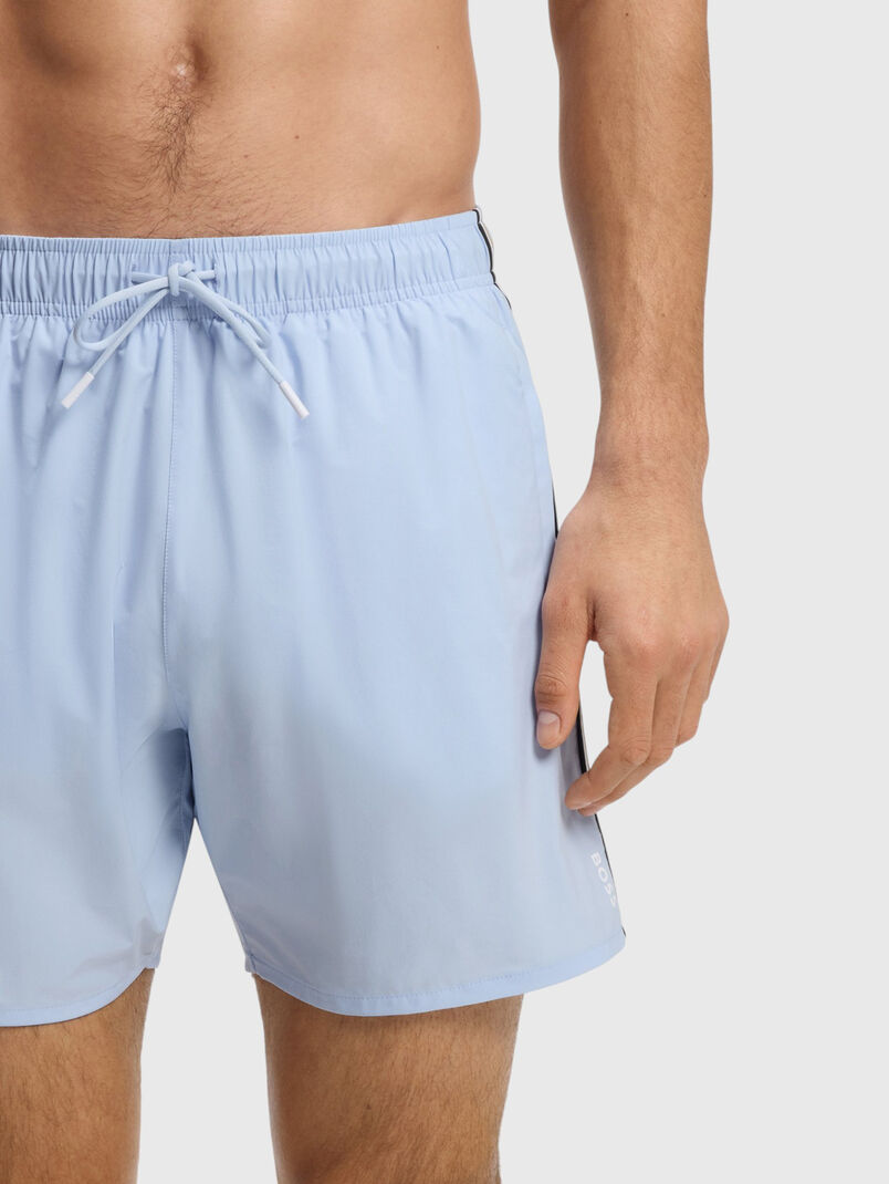Blue beach shorts - 3
