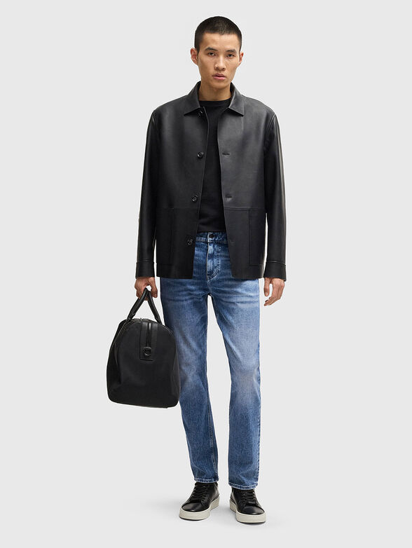 Slim jeans with a worn effect - 4