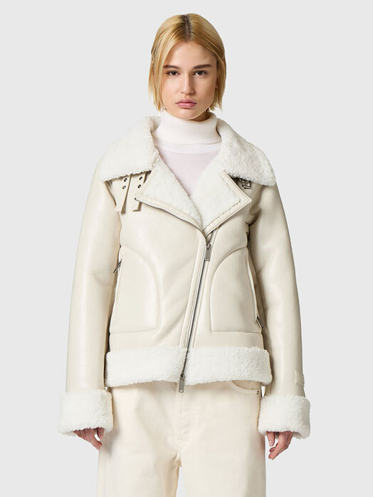 Faux leather jacket 