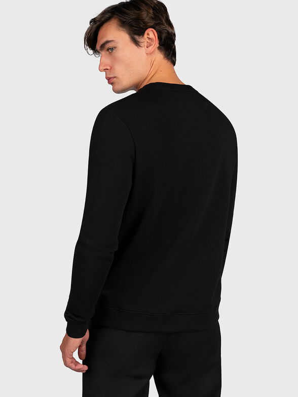 Sweater with leather detail - 2