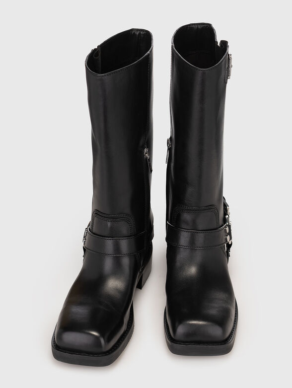 Leather boots - 6
