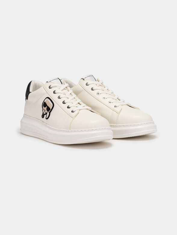 KAPRI IKONIC black sneakers with logo accent - 2