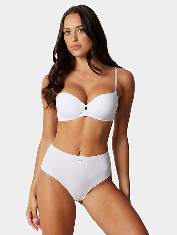 TAGLIO VIVO high-waisted beige briefs - 4