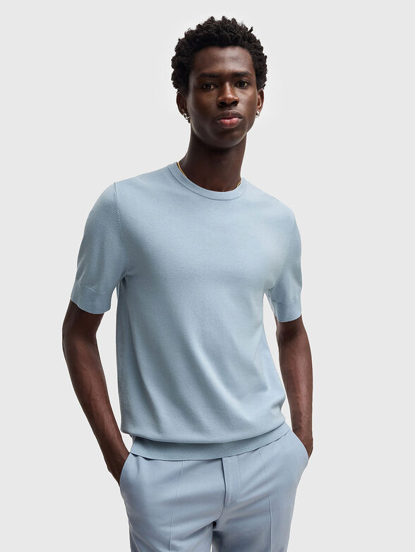 Slim fit knitted sweater - 1