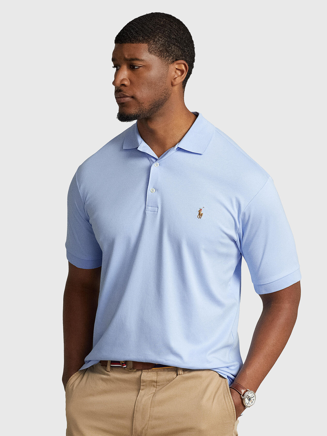 Polo-shirt in cotton fabric brand POLO RALPH LAUREN
