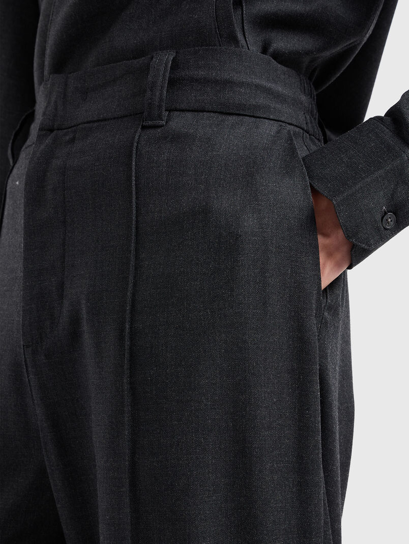 Trousers in dark blue - 3