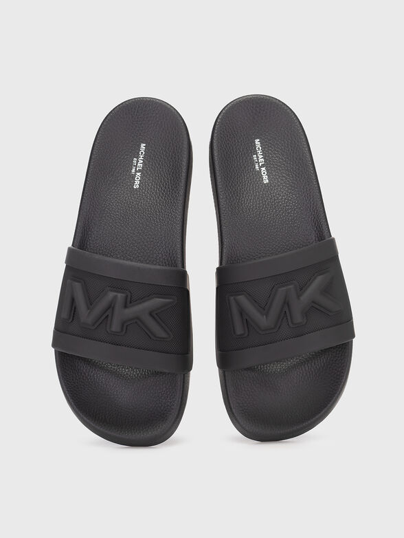 JAKE black beach slippers - 5
